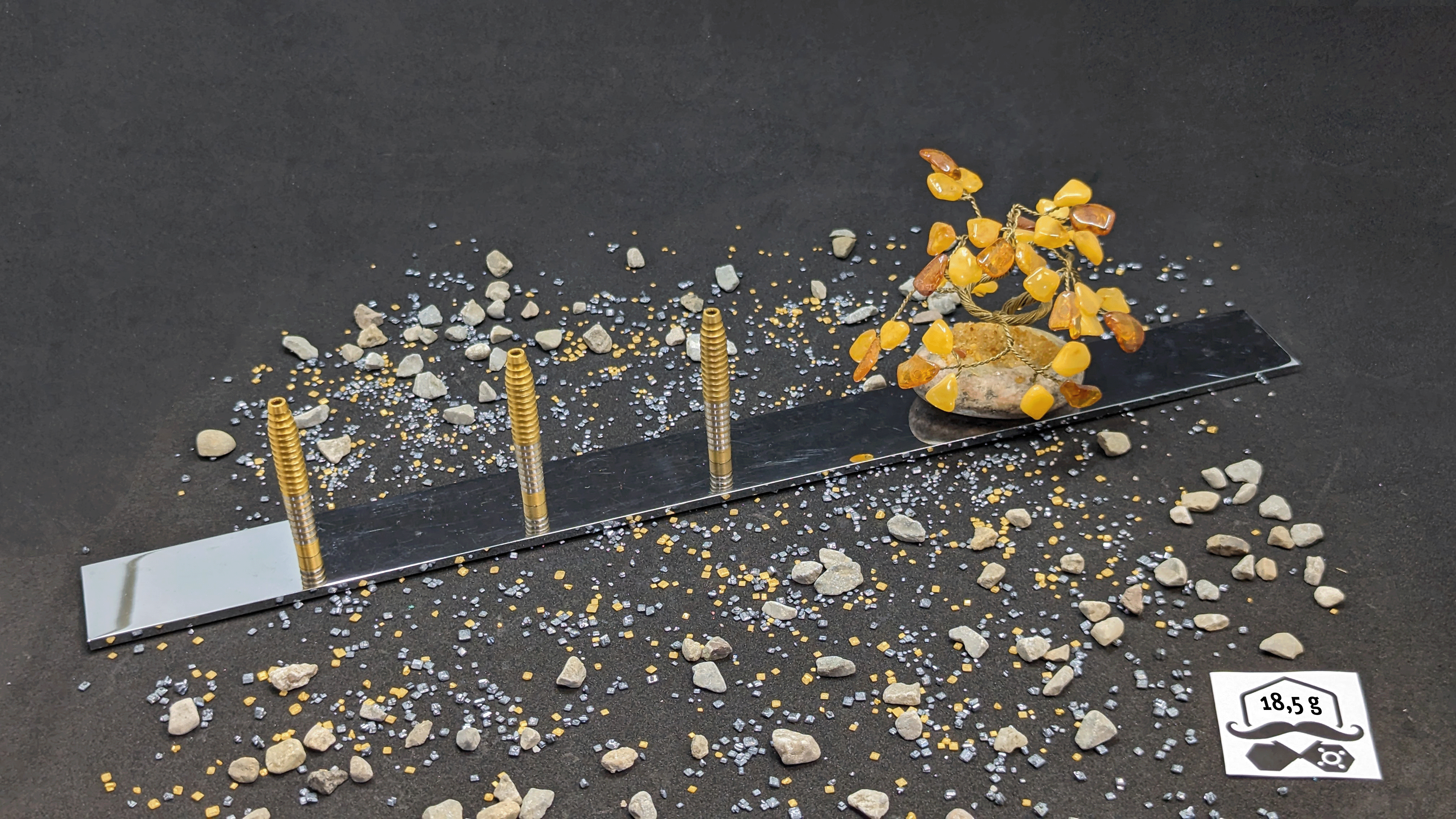 > > > > Aurum Ascend < < < < 3er Set Barrels in Gold - 18,5g – Bild 2