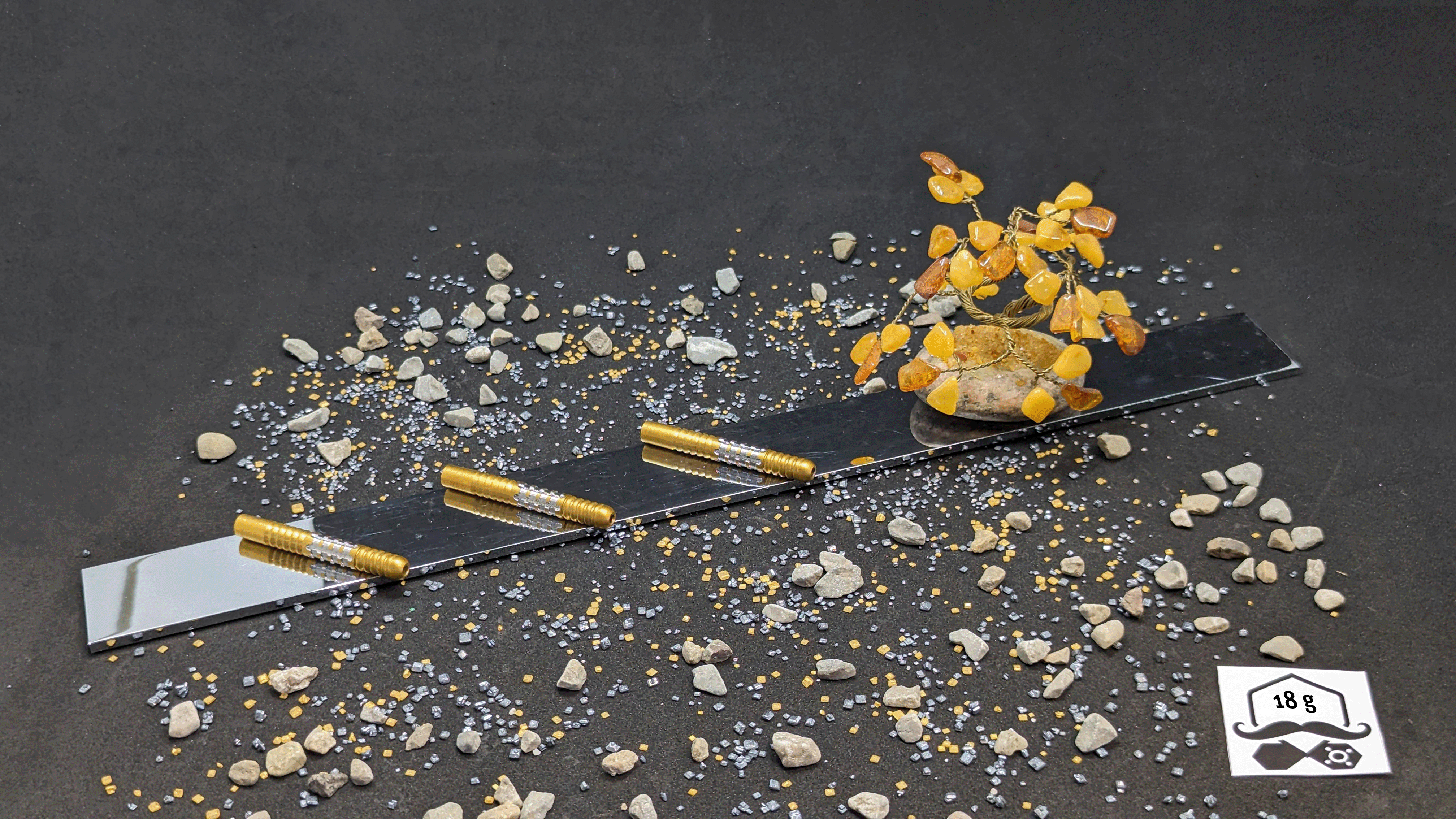 > > > > Aurum Arcane < < < < 3er Set Barrels in Gold - 18g