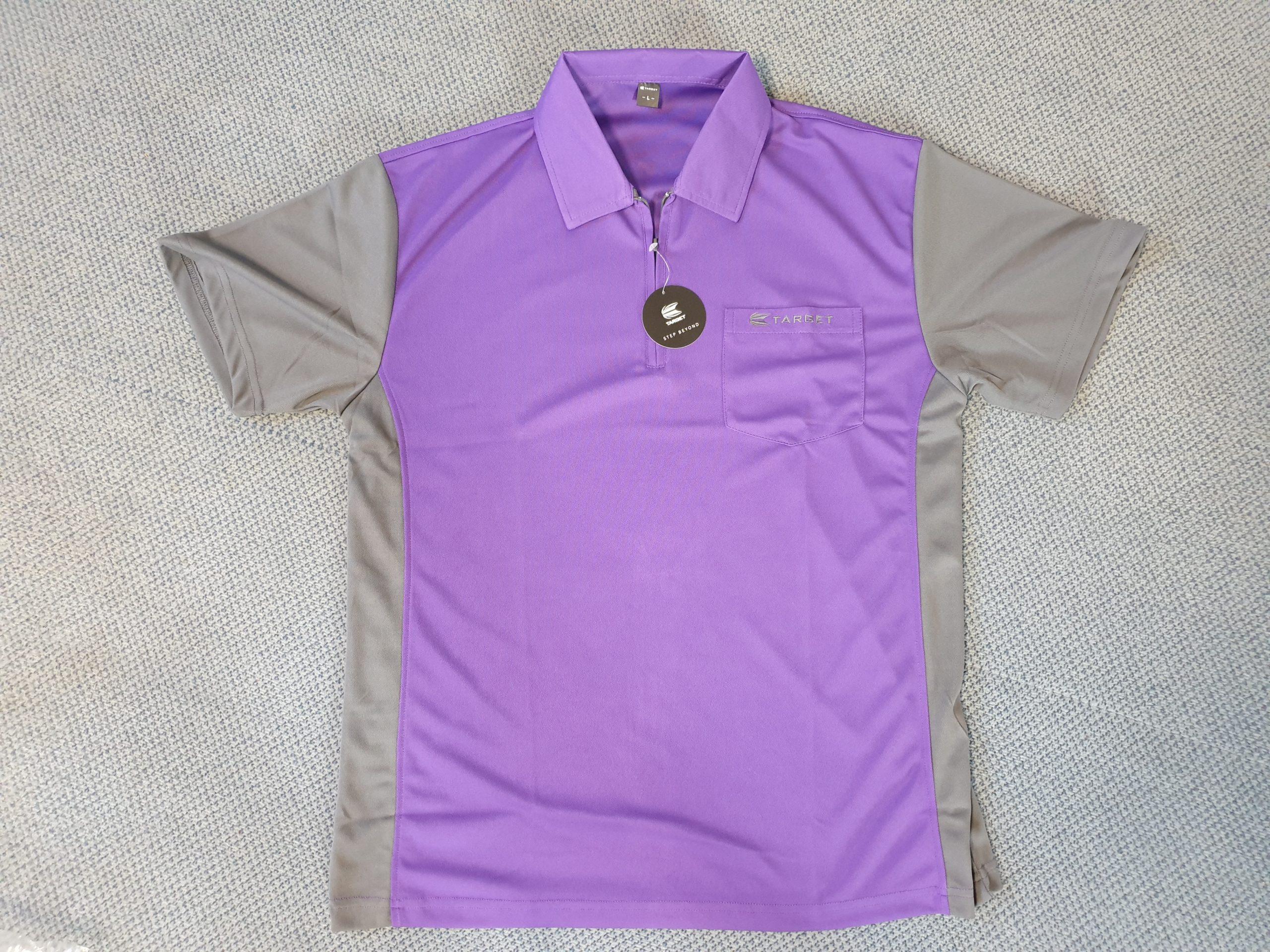 Target Coolplay Hybrid Shirt lila/grau Größe: L