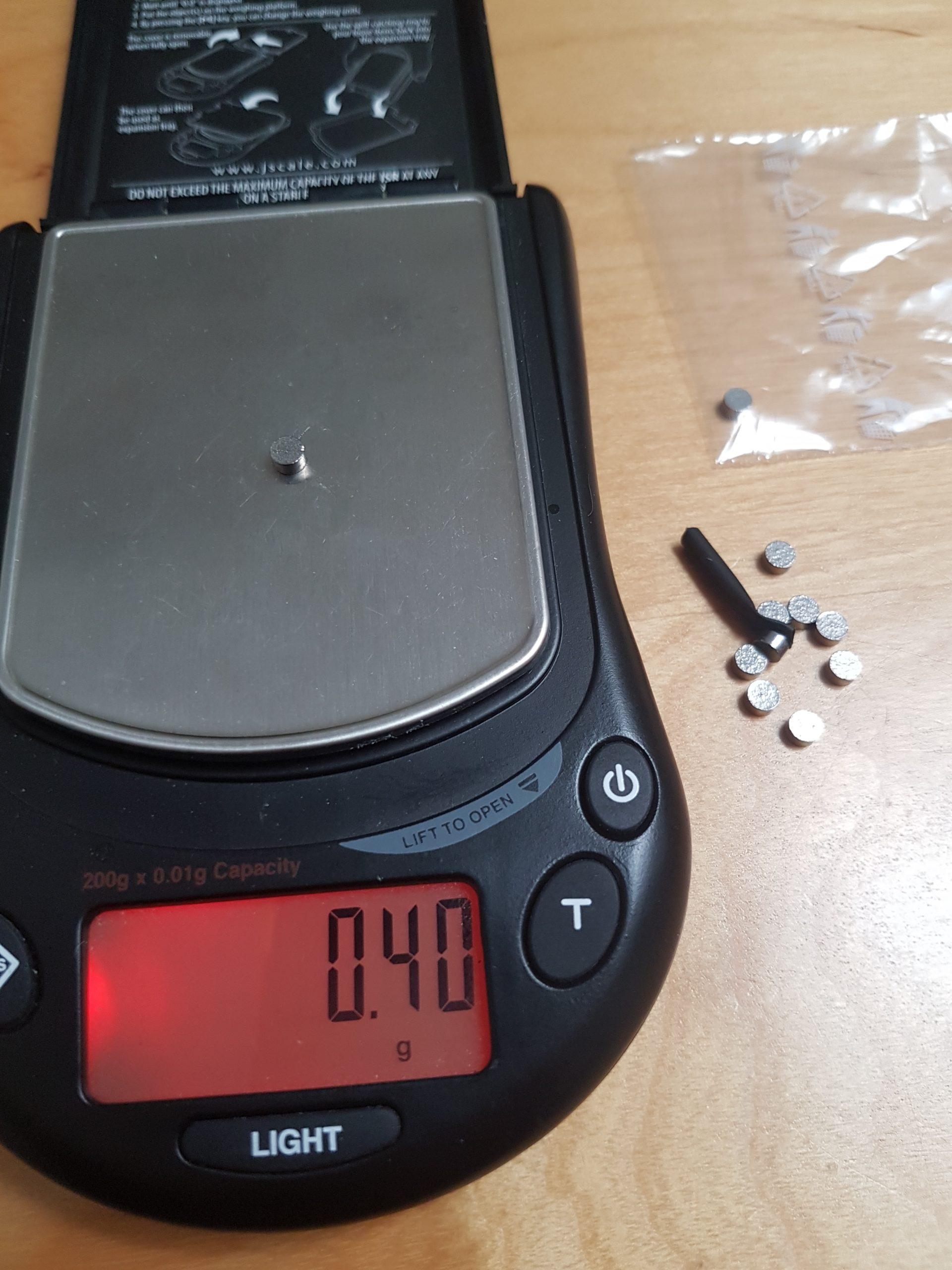 90% Tungsten Barrel Gewichte