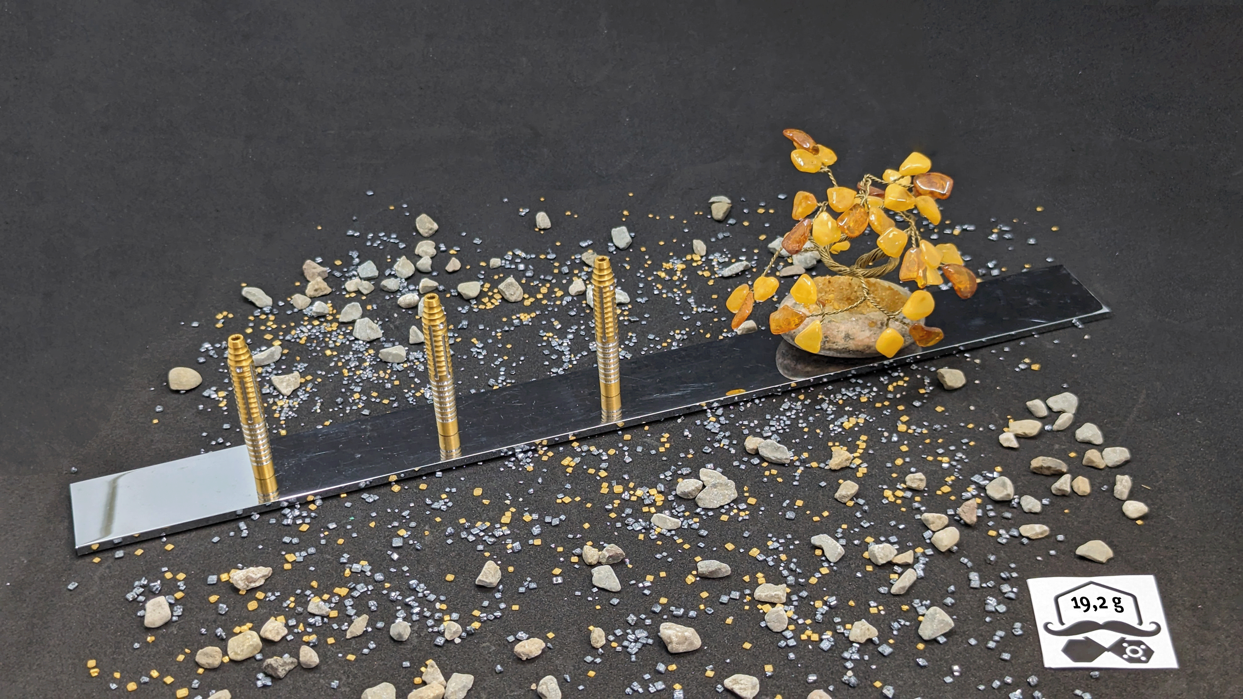 > > > > Aurum Aurora < < < < 3er Set Barrels in Gold - 19,2g – Bild 2