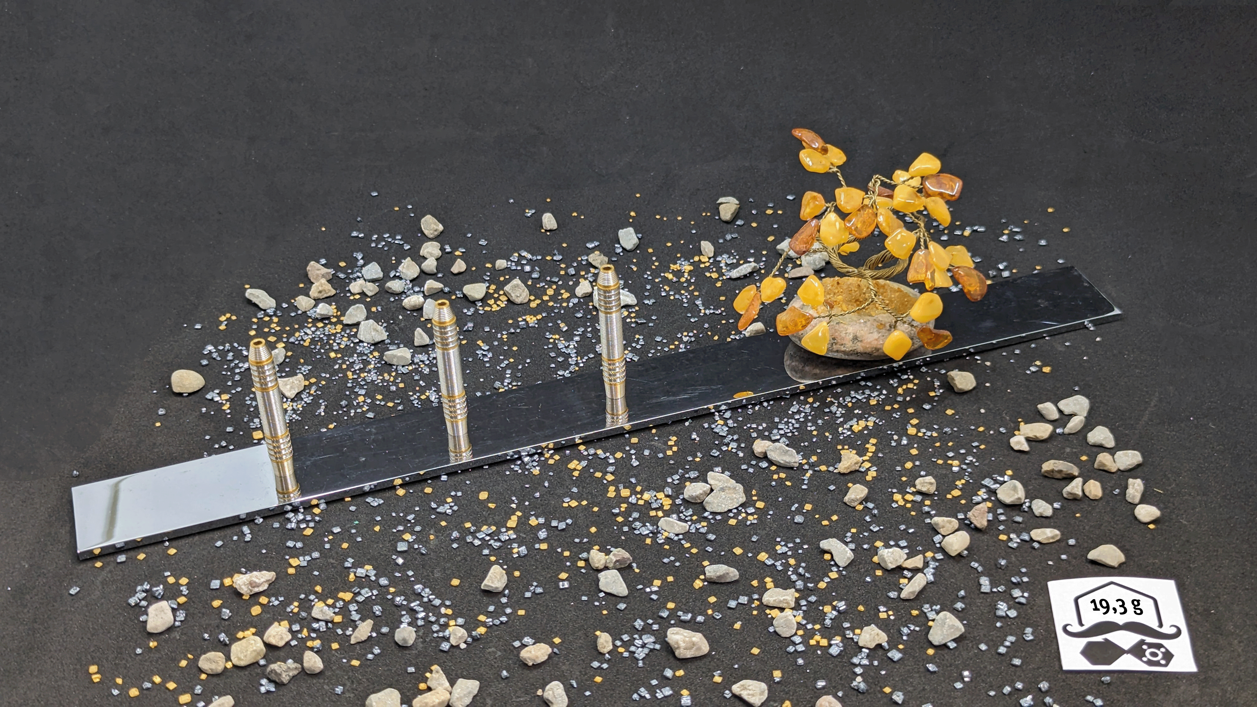> > > > Aurum Amplify < < < < 3er Set Barrels in Gold - 19,3g – Bild 2