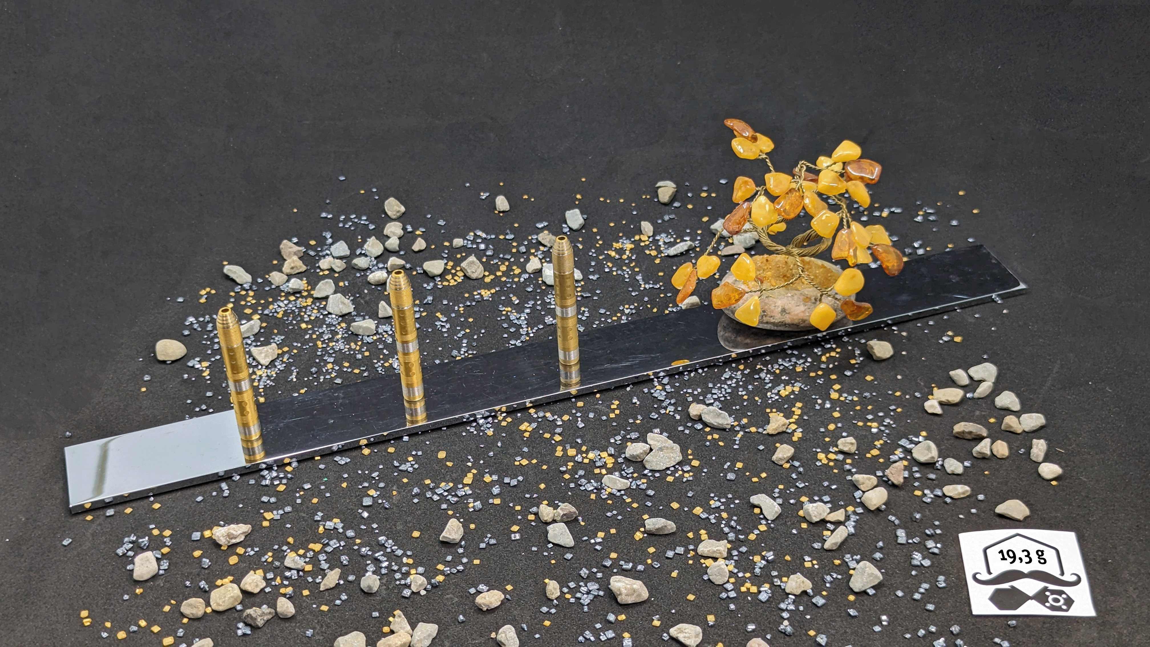 > > > > Aurum Astute < < < < 3er Set Barrels in Gold - 19,3g – Bild 2
