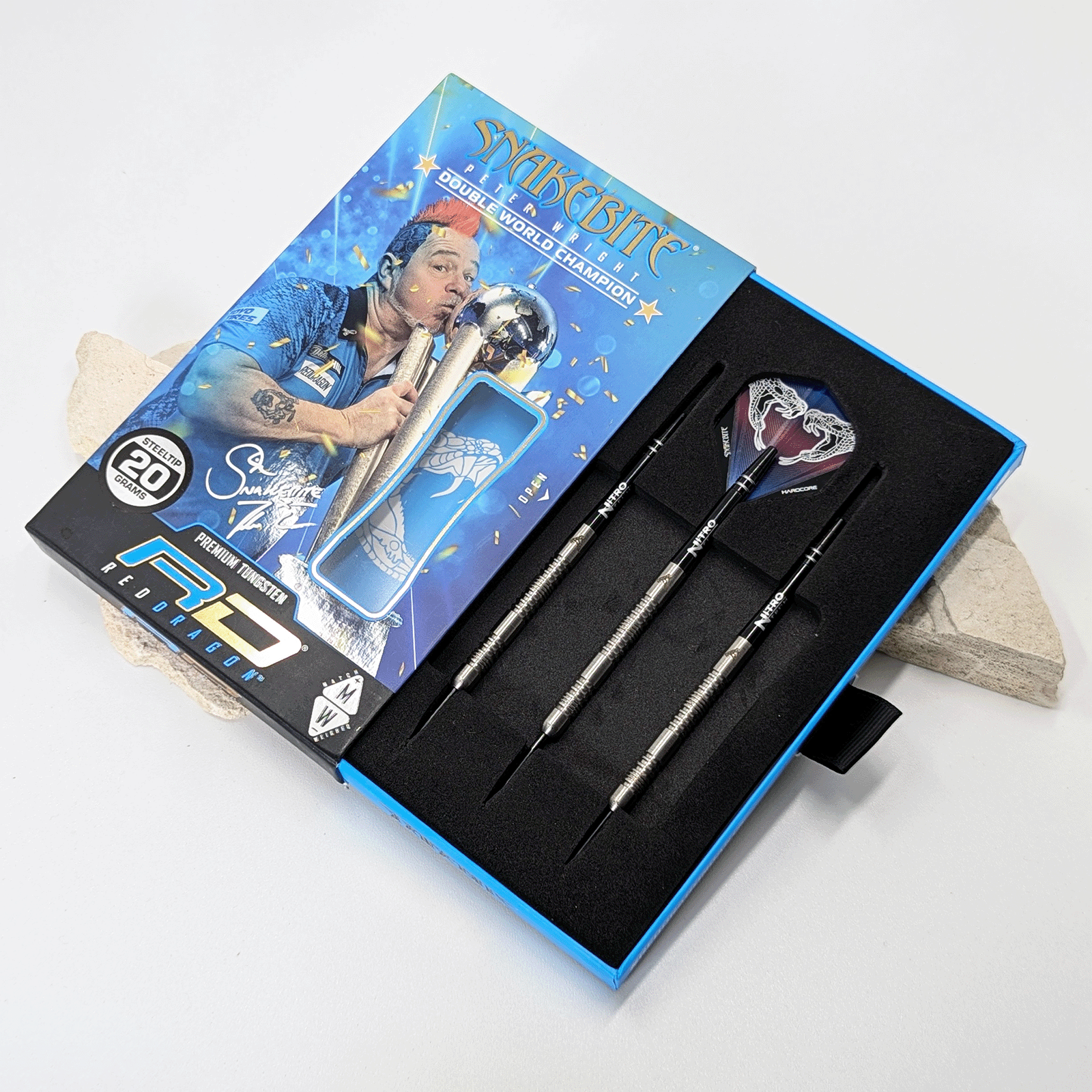 Red Dragon - Peter Wright - Snakebite 11 - 20g Steeldarts – Bild 4