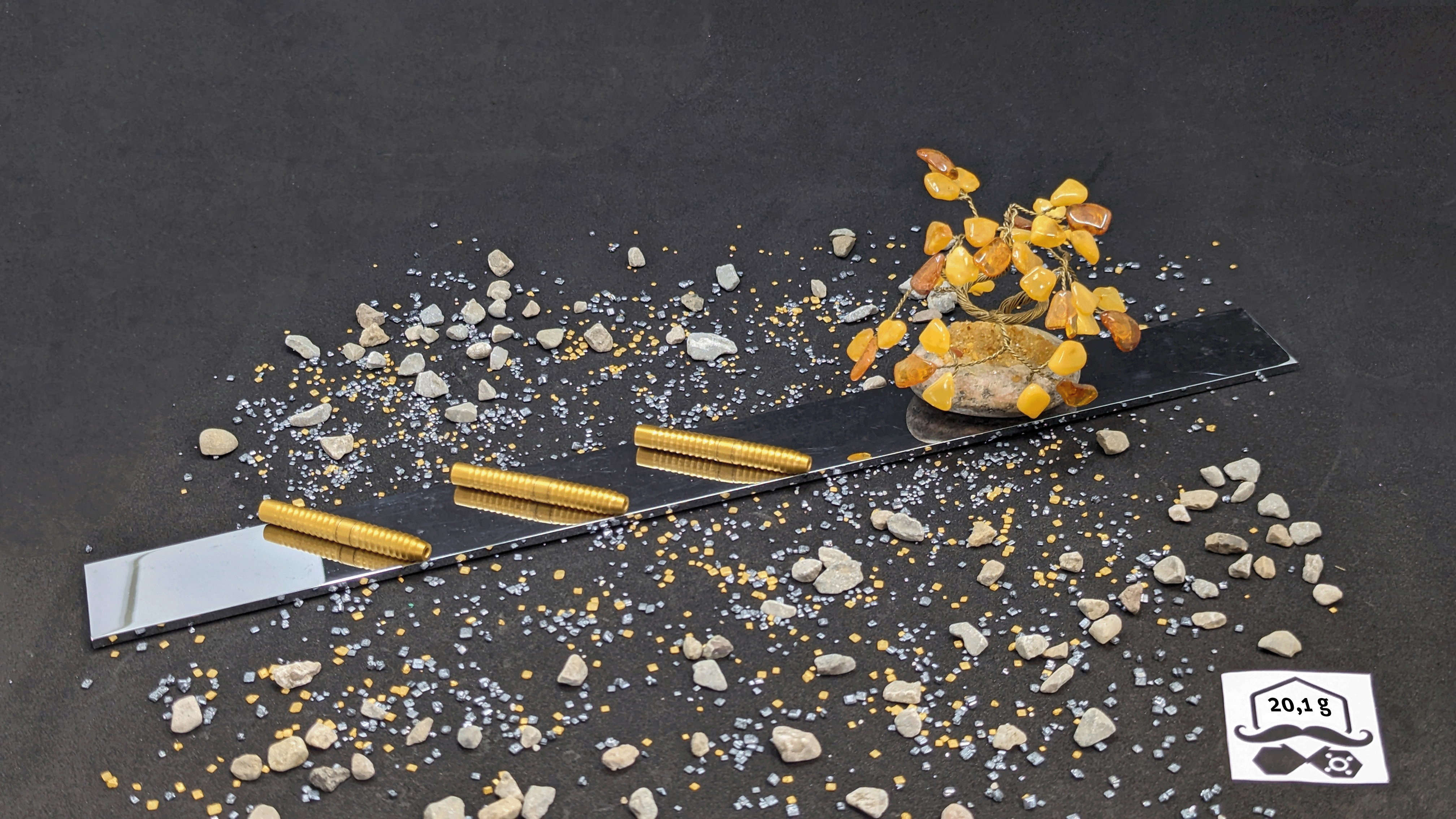 > > > > Aurum Anthem < < < <  3er Set Barrels in Gold - 20,1g