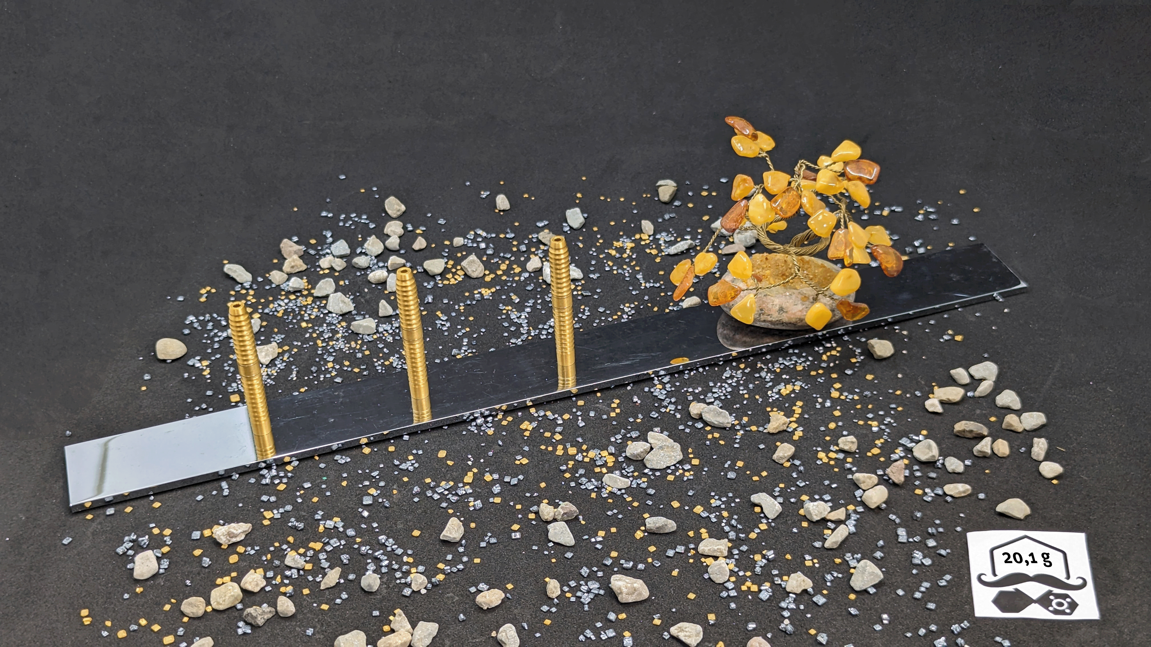 > > > > Aurum Anthem < < < <  3er Set Barrels in Gold - 20,1g – Bild 2