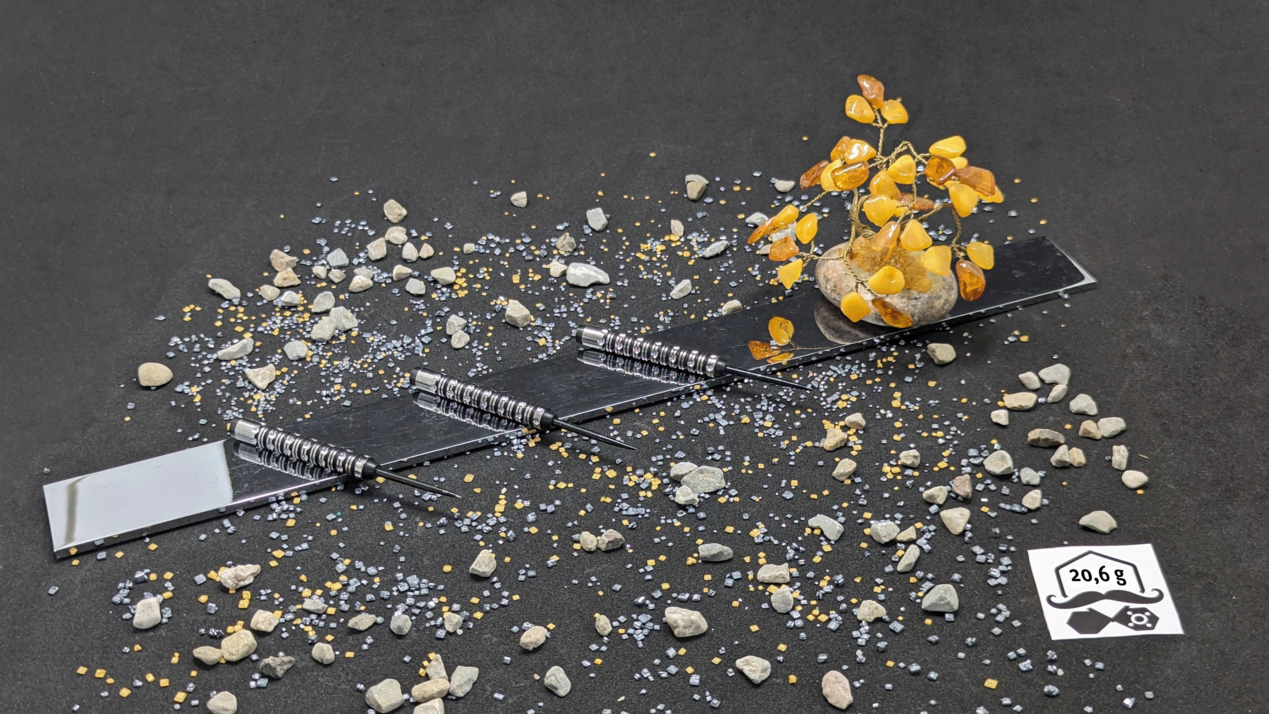 > > > > > Silver Gloria < < < < < 3er Set Barrels in Silber - 20,6g