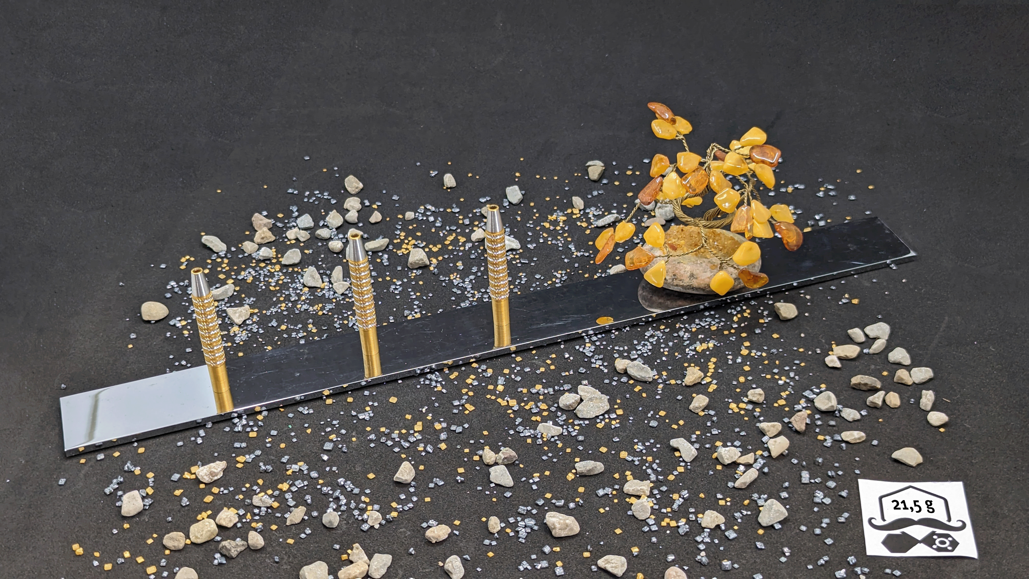 > > > Aurum Avalanche < < < 3er Set Barrels in Gold - 21,5g – Bild 2