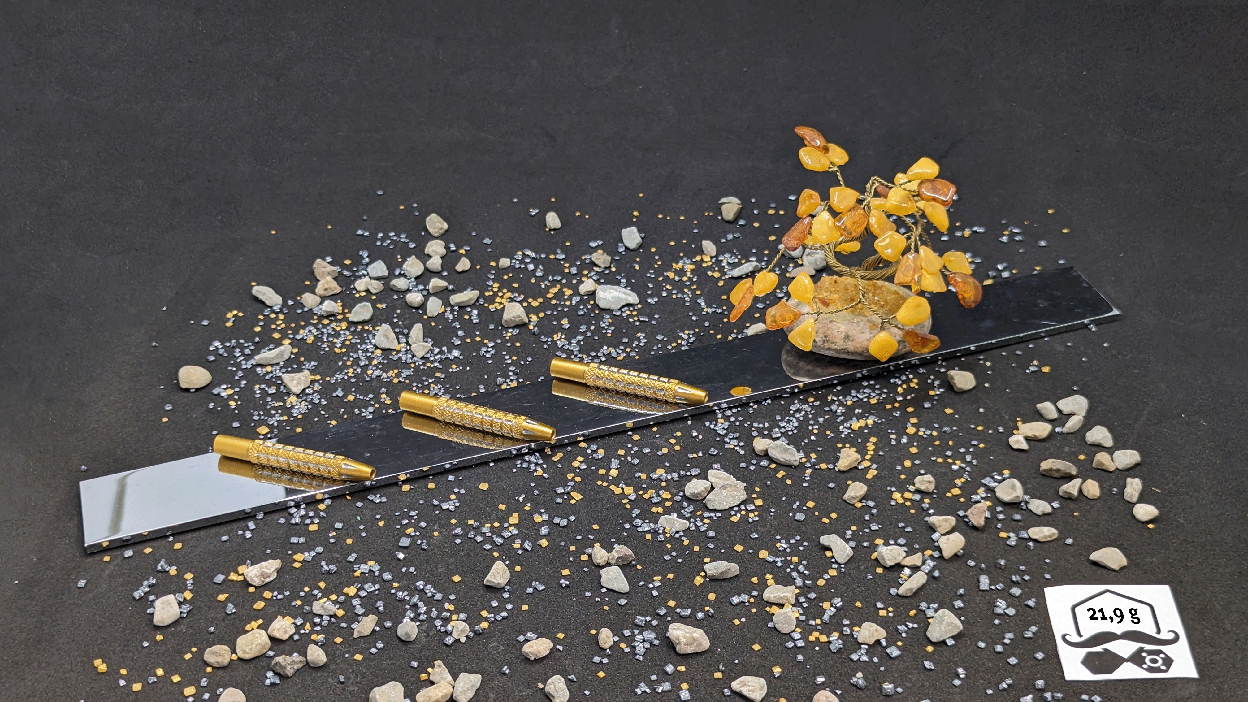 > > > > Aurum Animate < < < <  3er Set Barrels in Gold - 21,9g