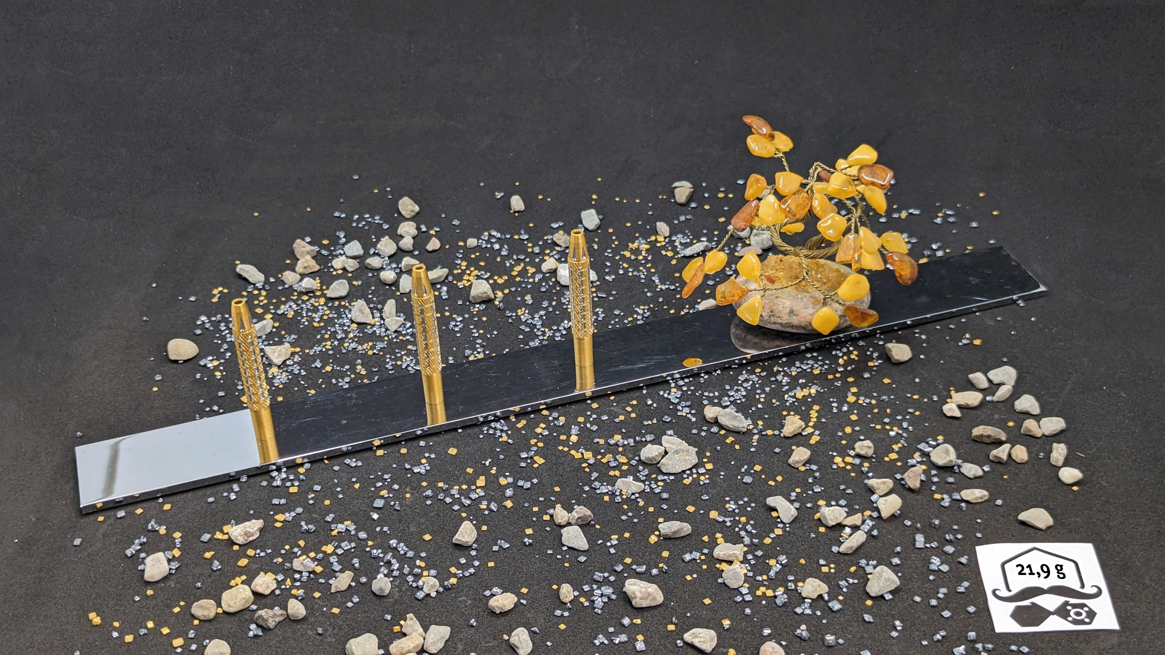 > > > > Aurum Animate < < < <  3er Set Barrels in Gold - 21,9g – Bild 2