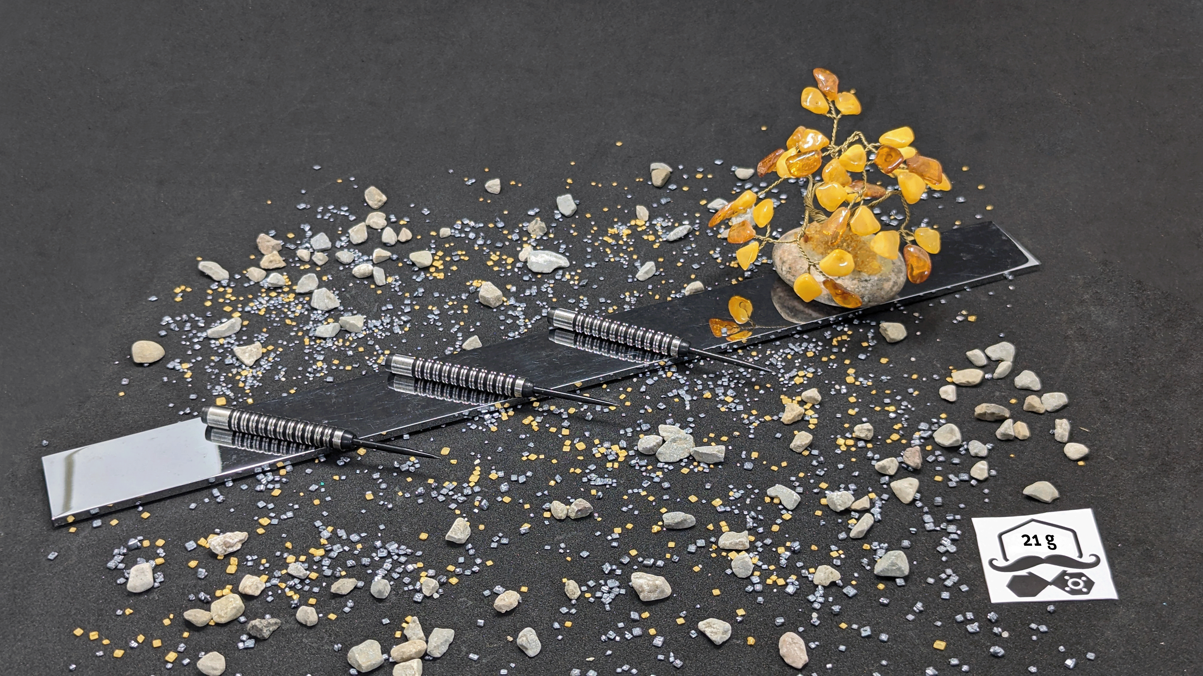 > > > > Silver Voluntas < < < < 3er Set Barrels in Silber - 21g