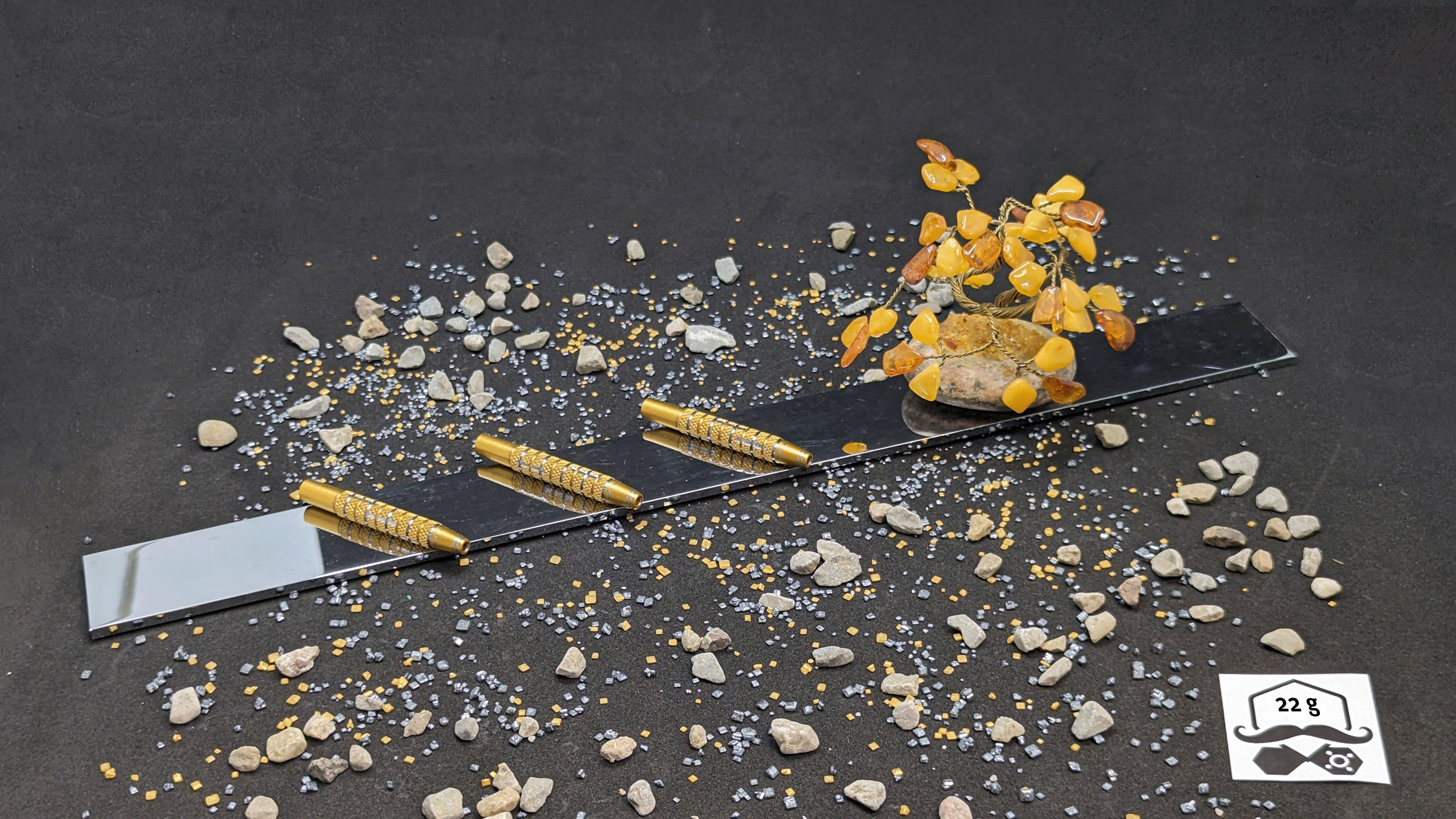 > > > > Aurum Awaken < < < <  3er Set Barrels in Gold - 22g