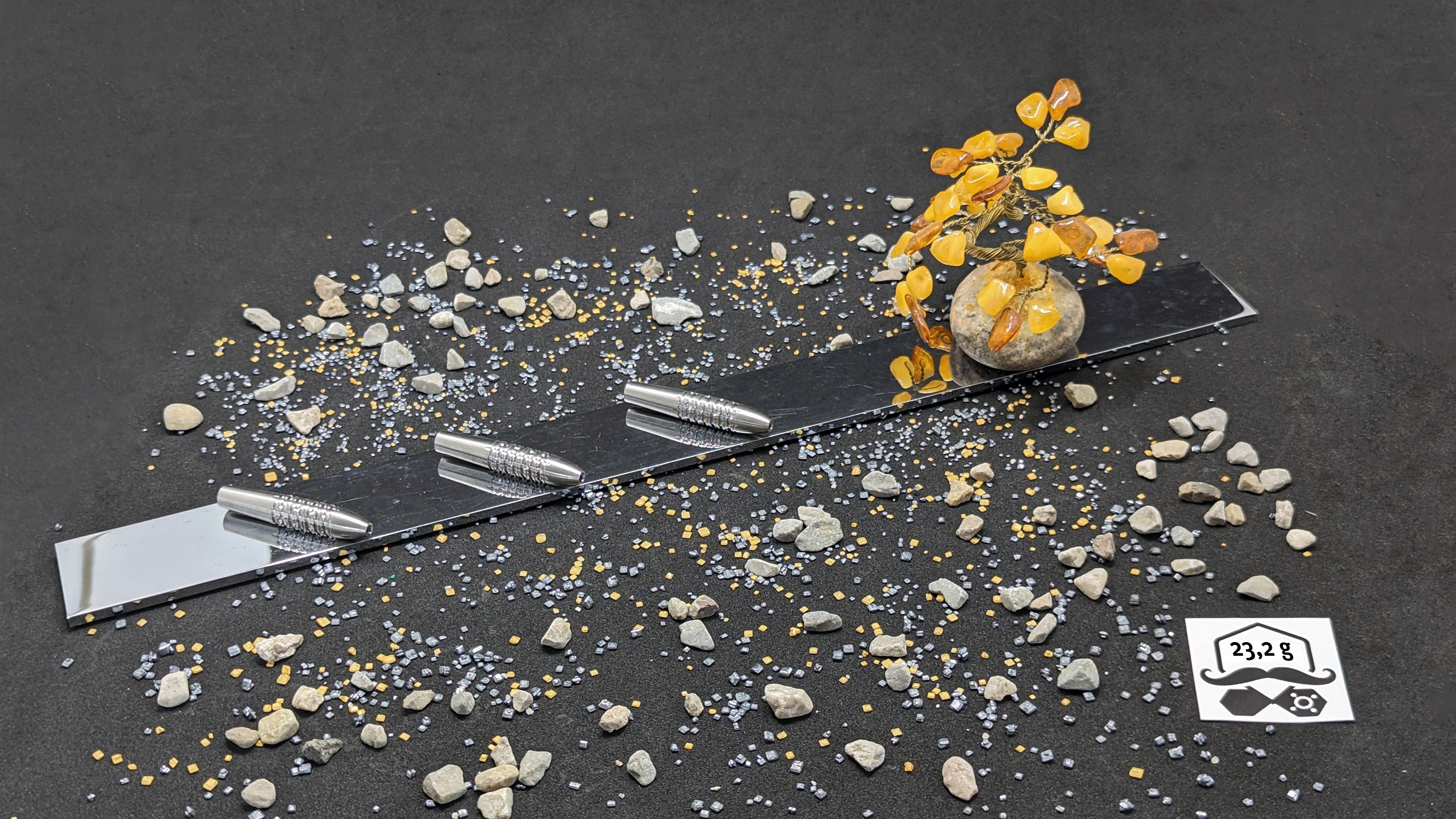 > > > > > Silver Quies < < < < < 3er Set Barrels in Silber - 23,2g