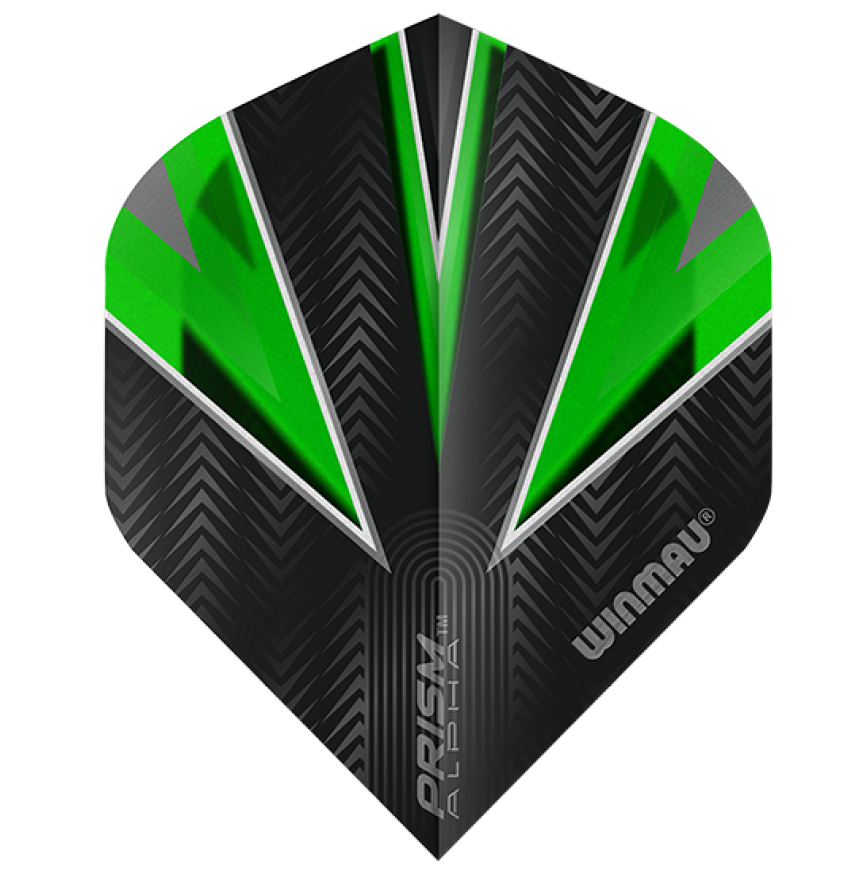 Winmau Prism Alpha Standard grün schwarz