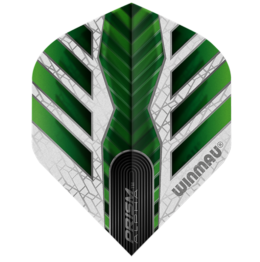 Winmau Prism Alpha Standard grün silber
