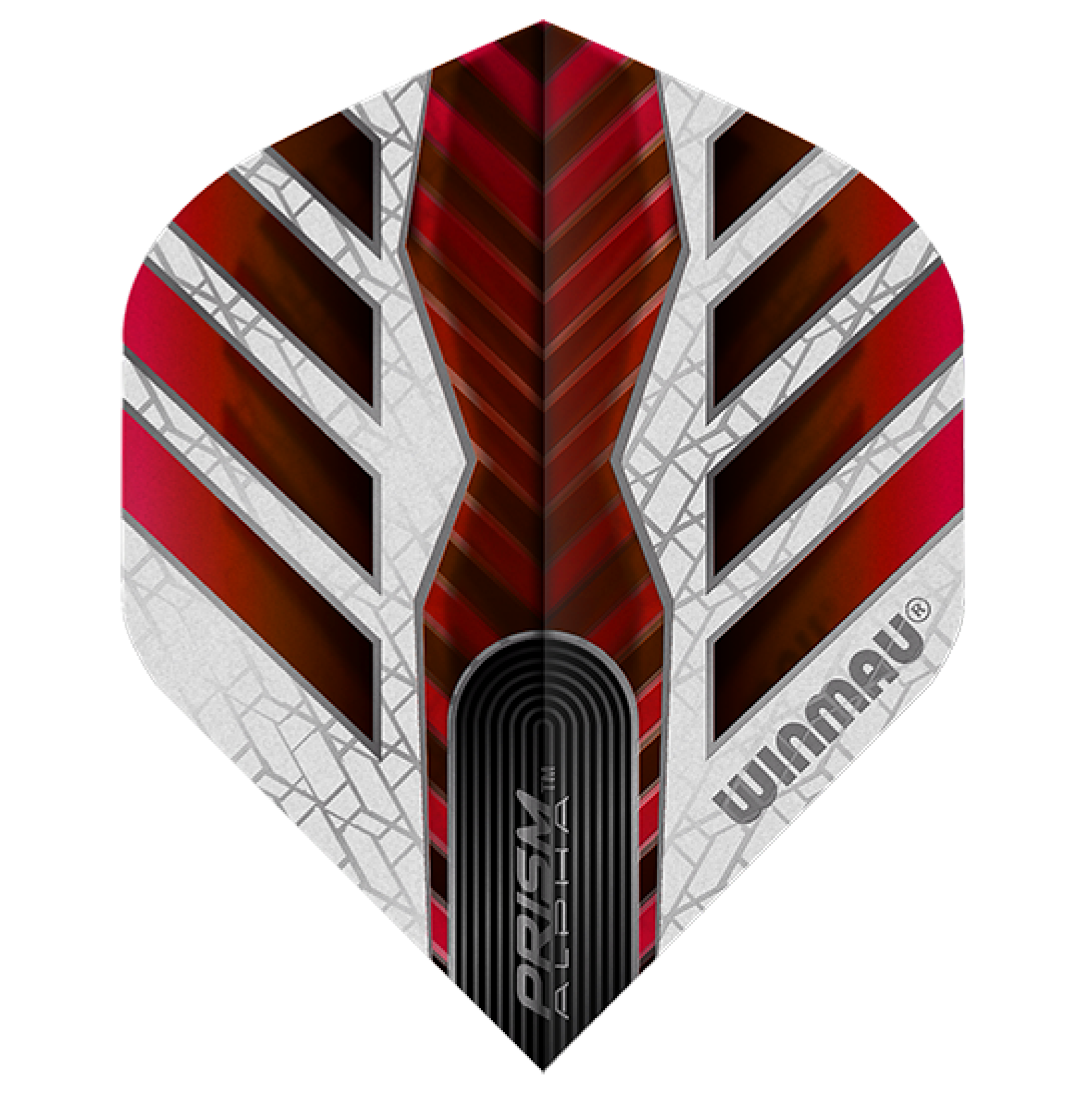 Winmau Prism Alpha Standard rot silber