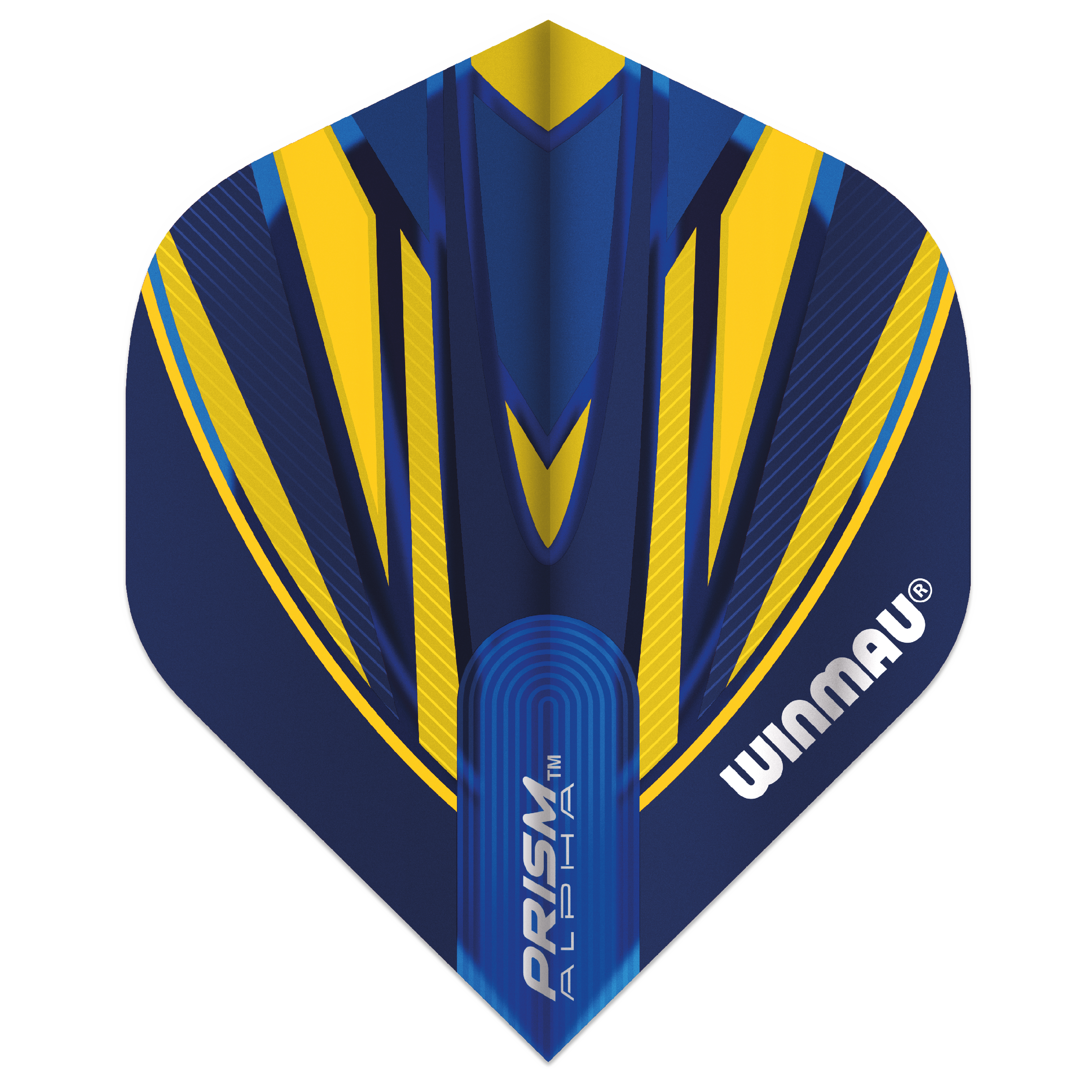 Winmau Prism Alpha Standard blau gelb