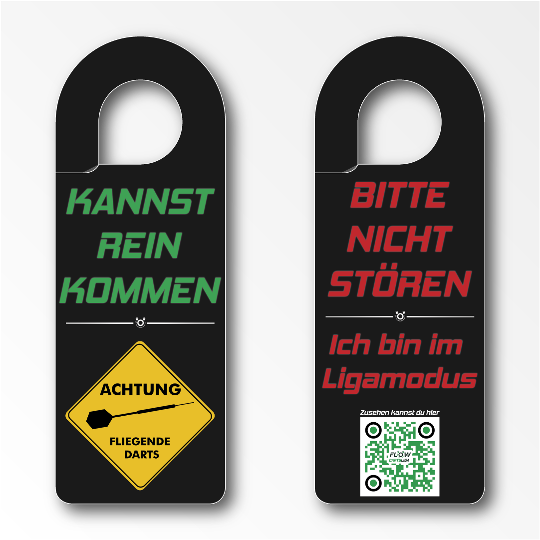 Türanhänger FLOW-Liga „Bitte nicht stören!“