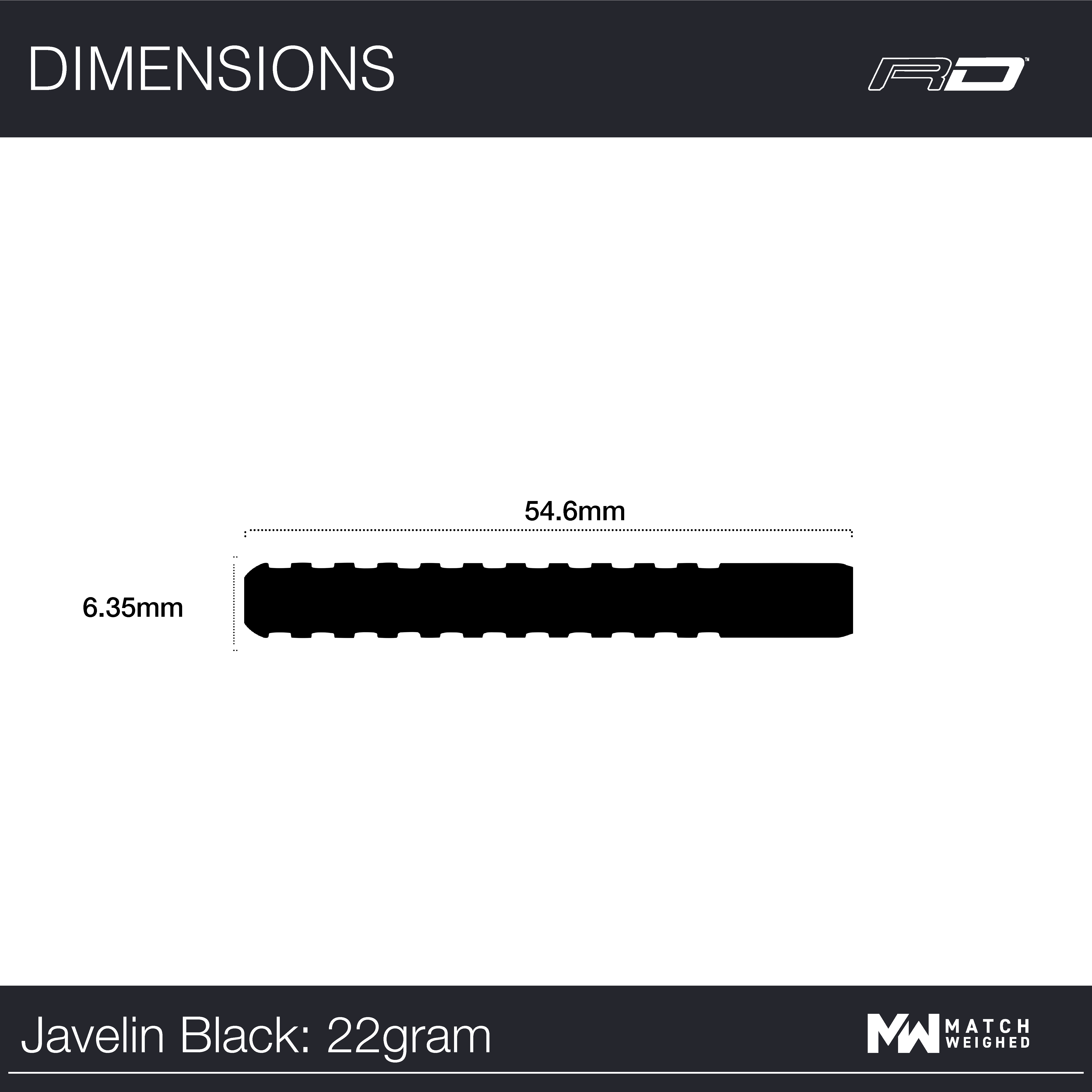 Red Dragon - Javelin Black - 22g Steeldarts – Bild 6