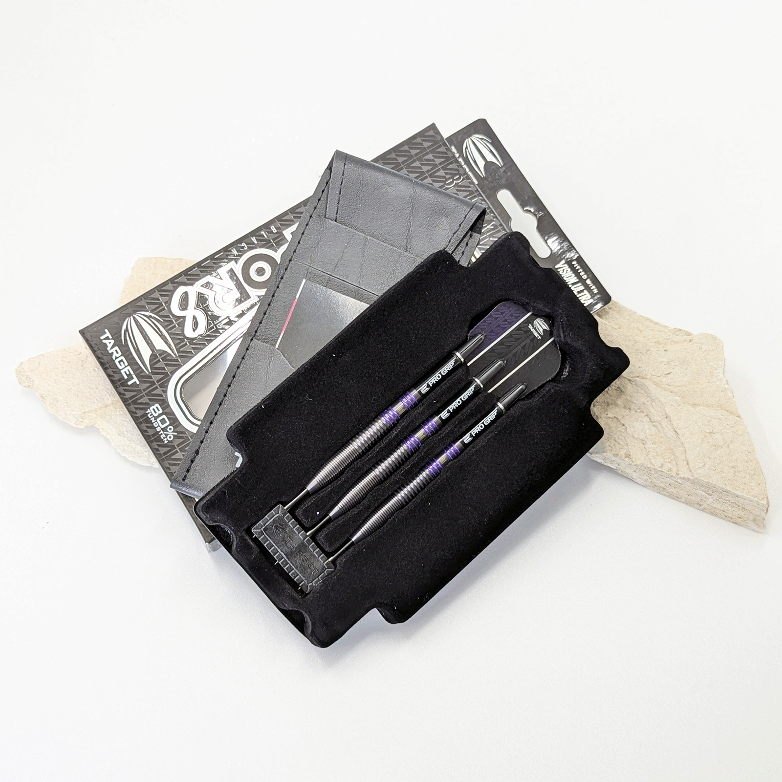 Target - Vapor8 Black Purple - 23g Steeldarts – Bild 4