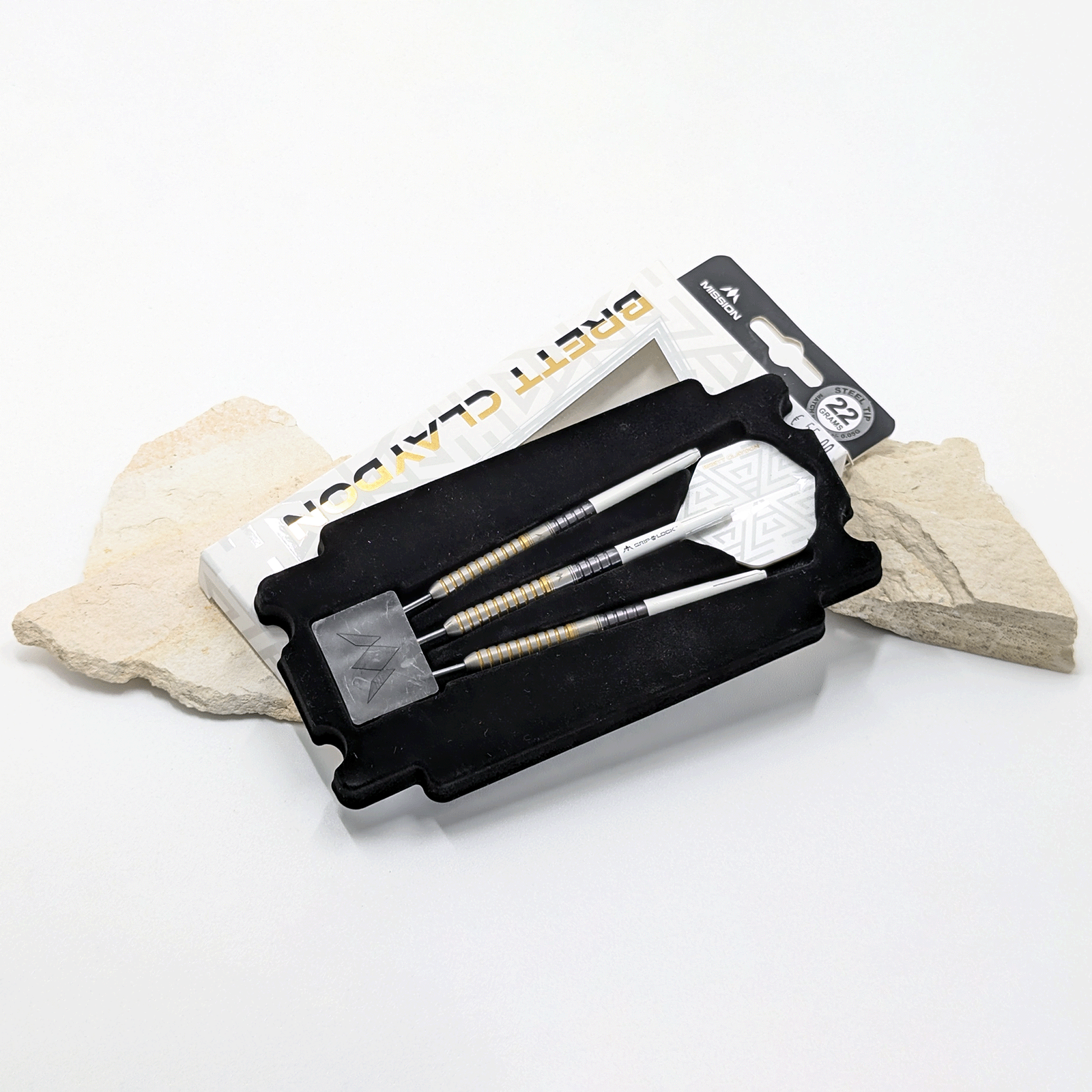 Mission - - Brett Claydon - - Black Gold - 22g Steeldarts – Bild 4