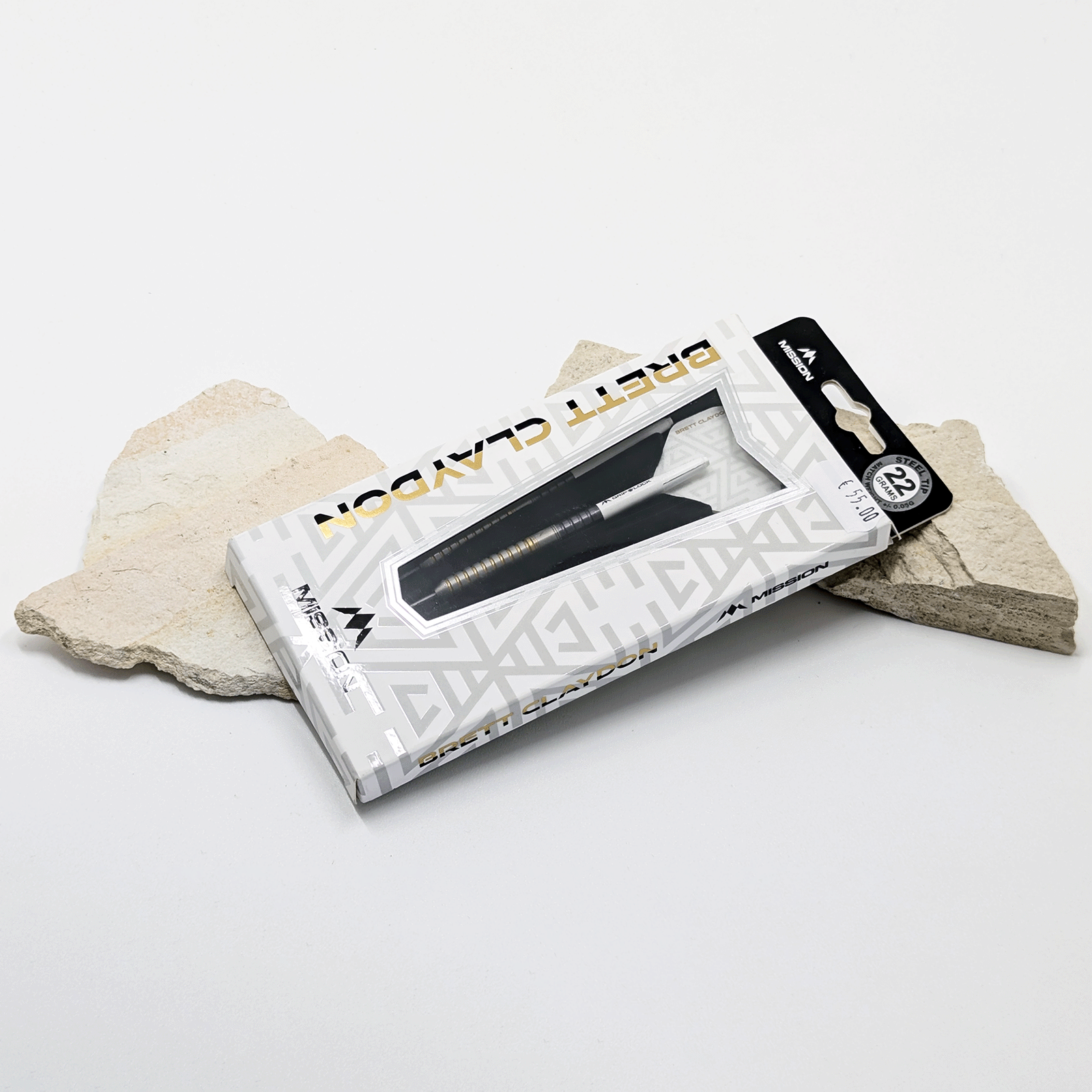 Mission - - Brett Claydon - - Black Gold - 22g Steeldarts – Bild 5
