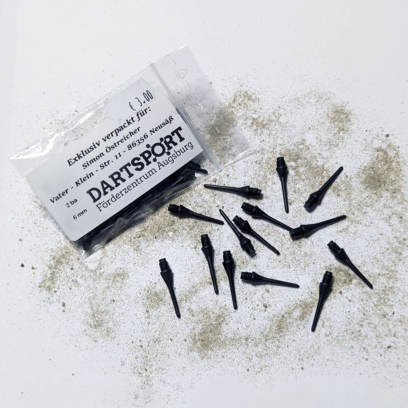 DSFZ - Soft Dart Tips Dartspitzen - schwarz