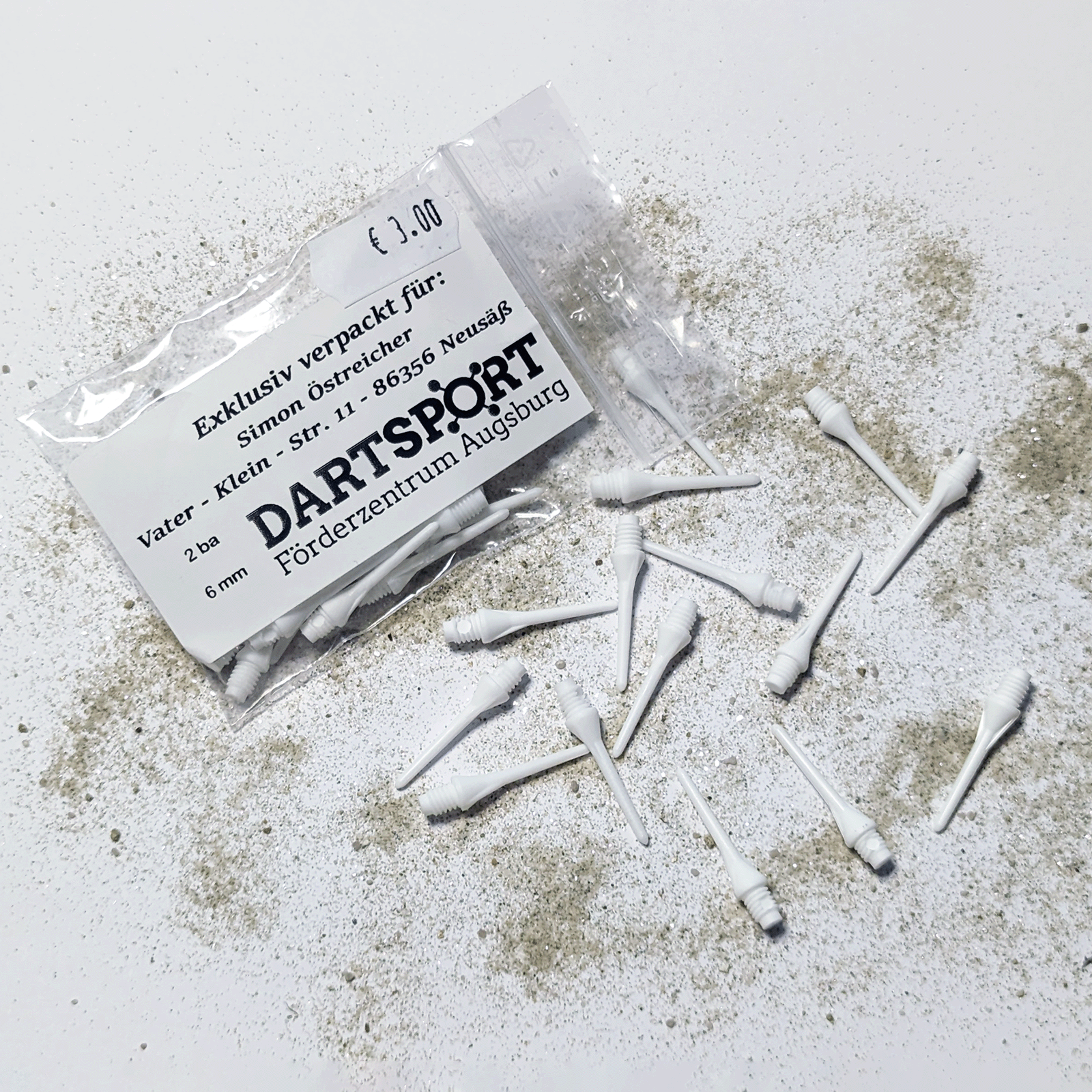 DSFZ - Soft Dart Tips Dartspitzen - weiß