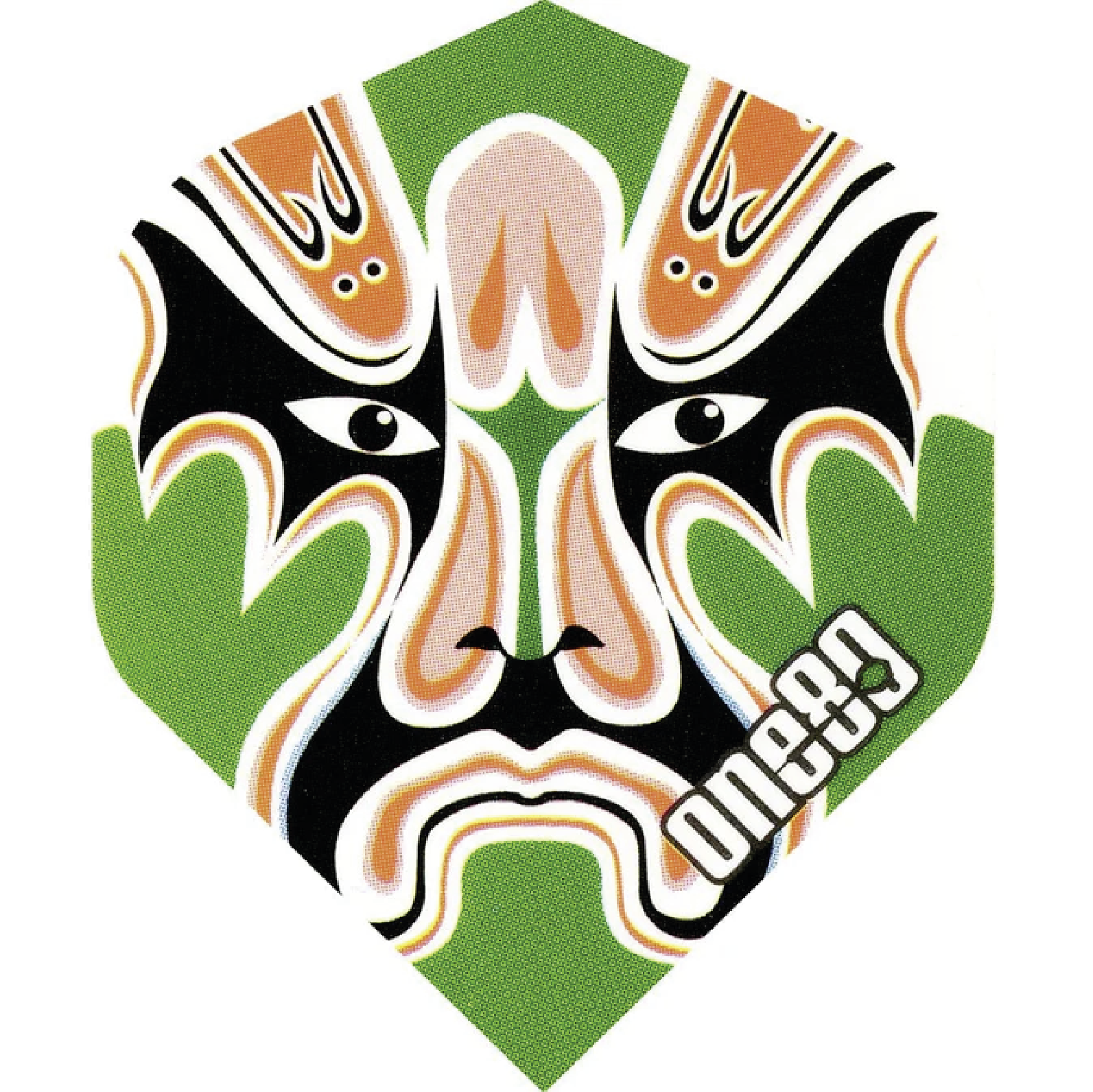 one80 Flights - Standard - Japanese Kabuki Samurai Green