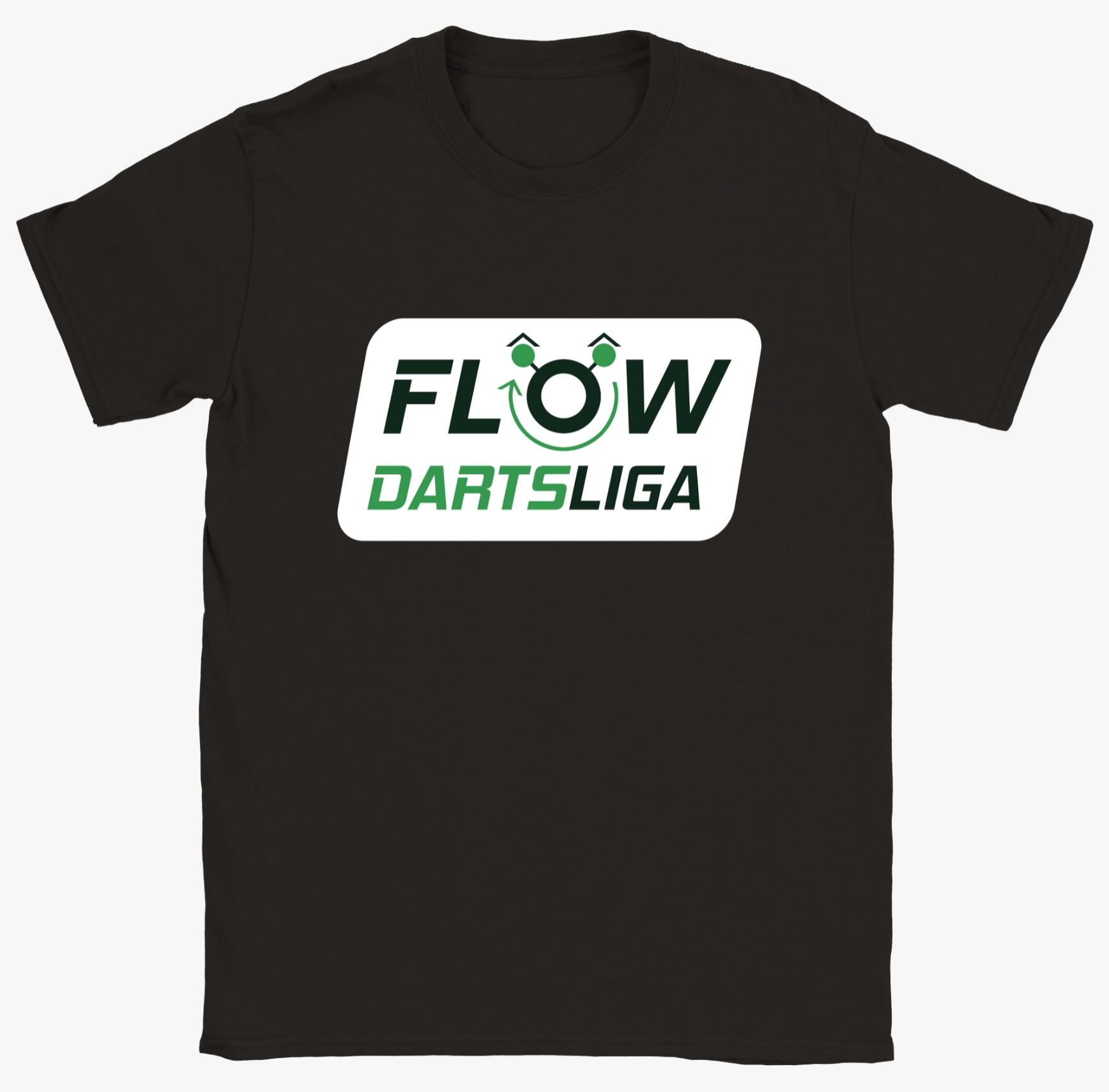 Flow Logo Weiß auf Schwarz