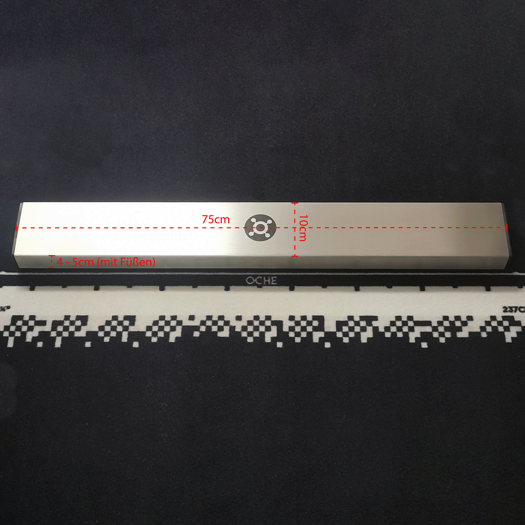 Bodenschutzmatte 3m x 1,2m S.C.H.I.N.K.E.N. + Edelstahl Oche F.R.I.T.T.E. – Bild 14