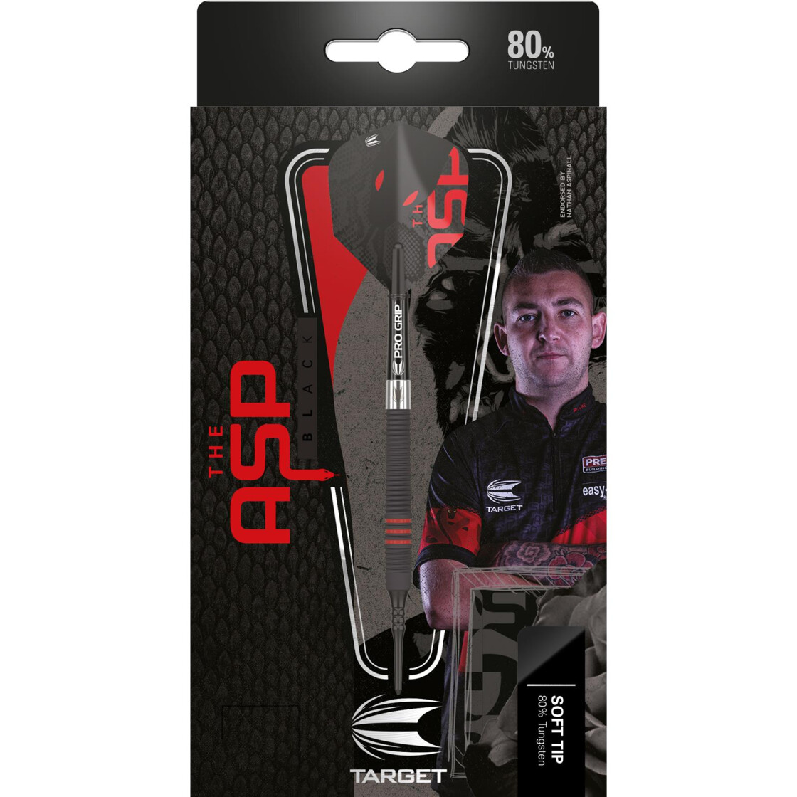 Target - Nathan Aspinall - Black 18g Softdart – Bild 4