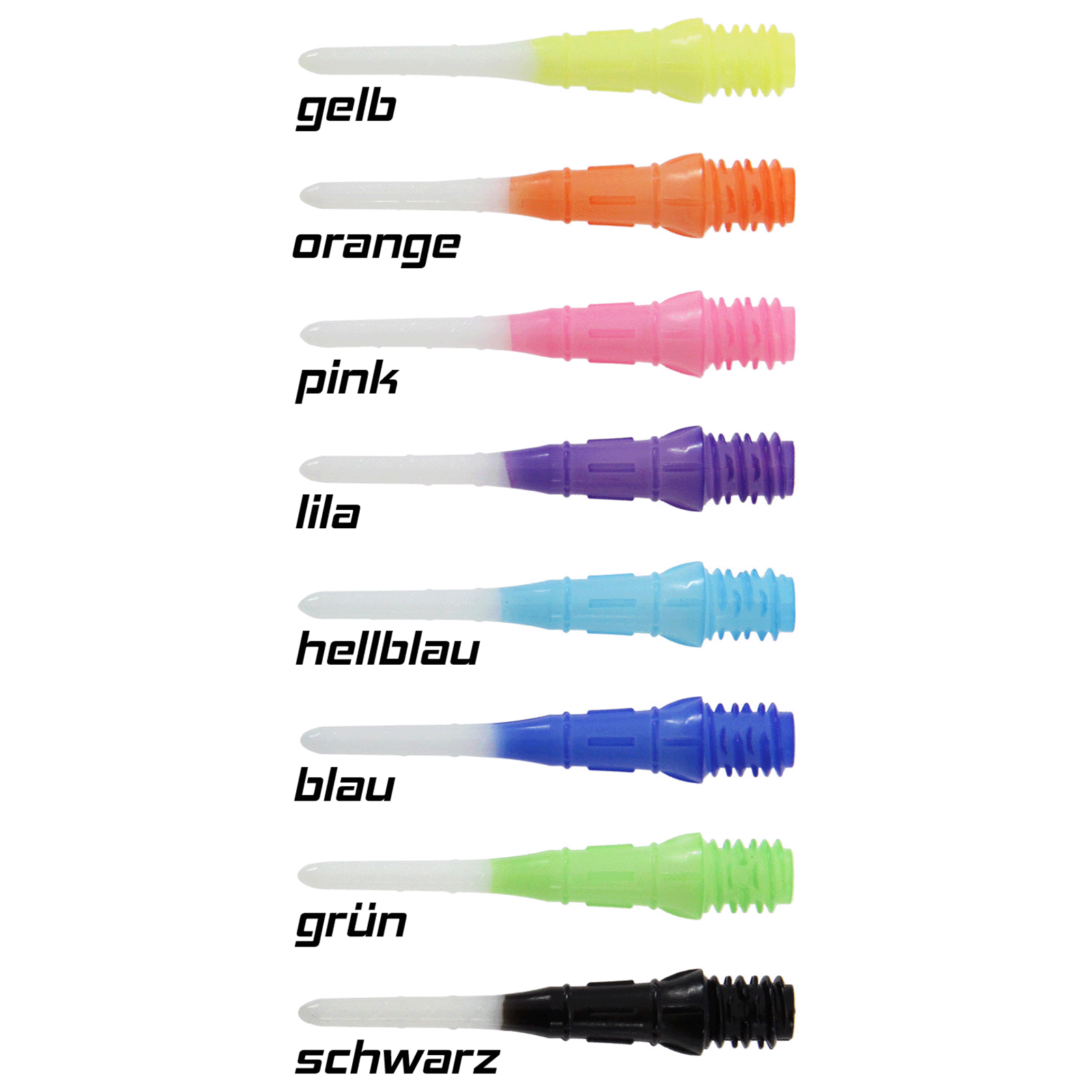 L-Style - Premium Lippoint  Soft Dart Tips - zweifarbig