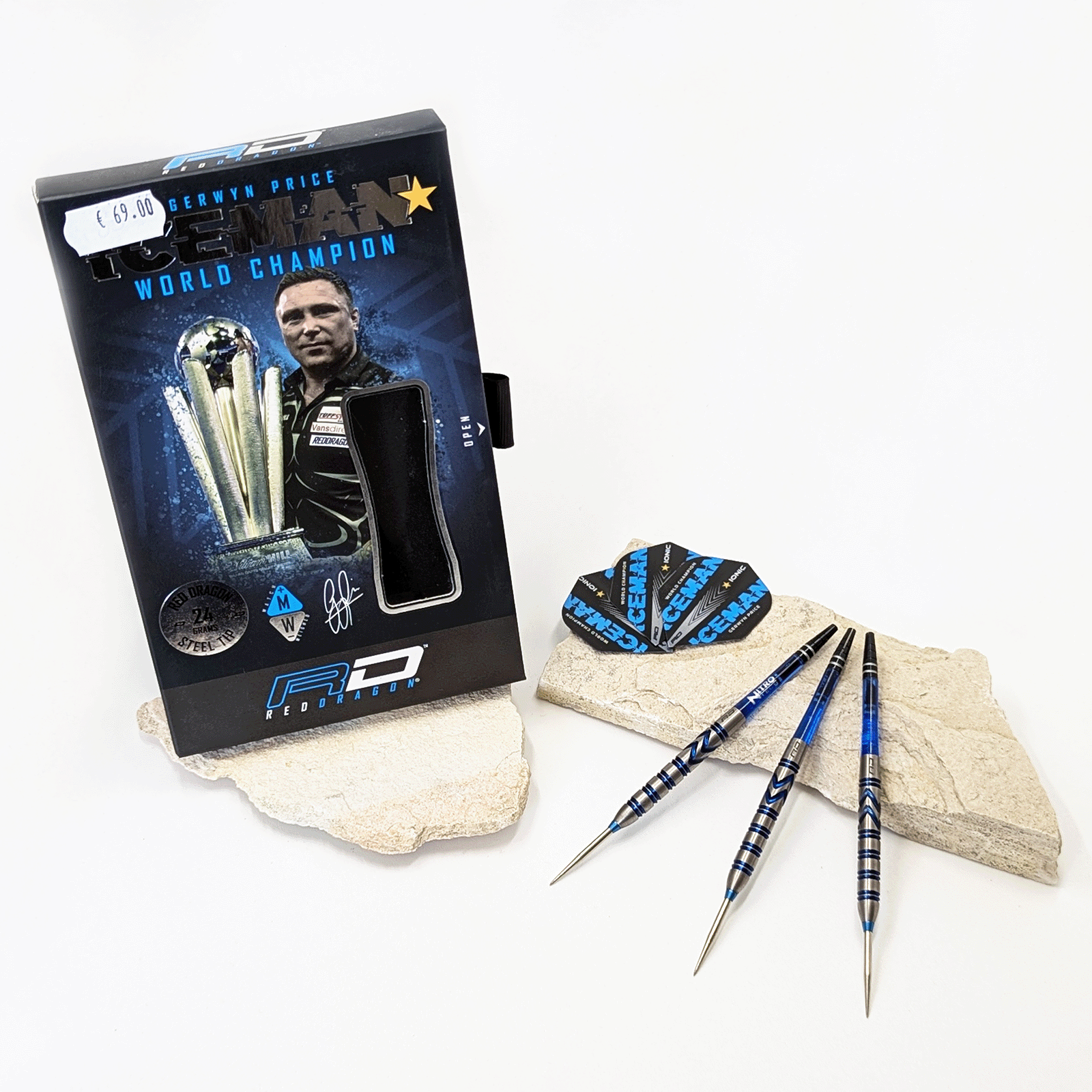 Red Dragon - Gerwyn Price - Blue V3 - 24g Steeldarts