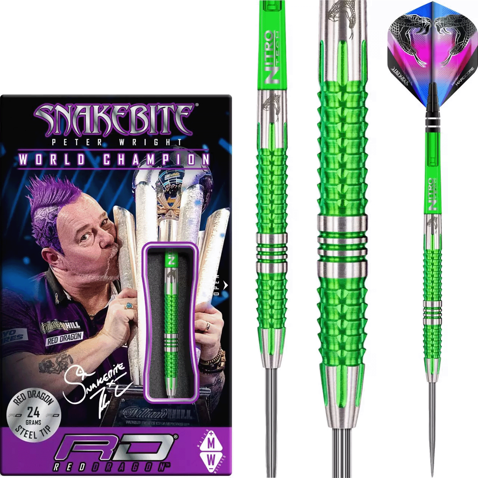 Red Dragon - Peter Wright - Mamba 2 - 22g Steeldarts