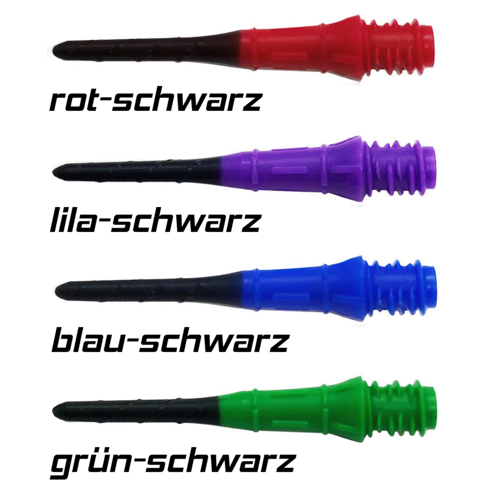 L-Style - Premium Lippoint  Soft Dart Tips - zweifarbig
