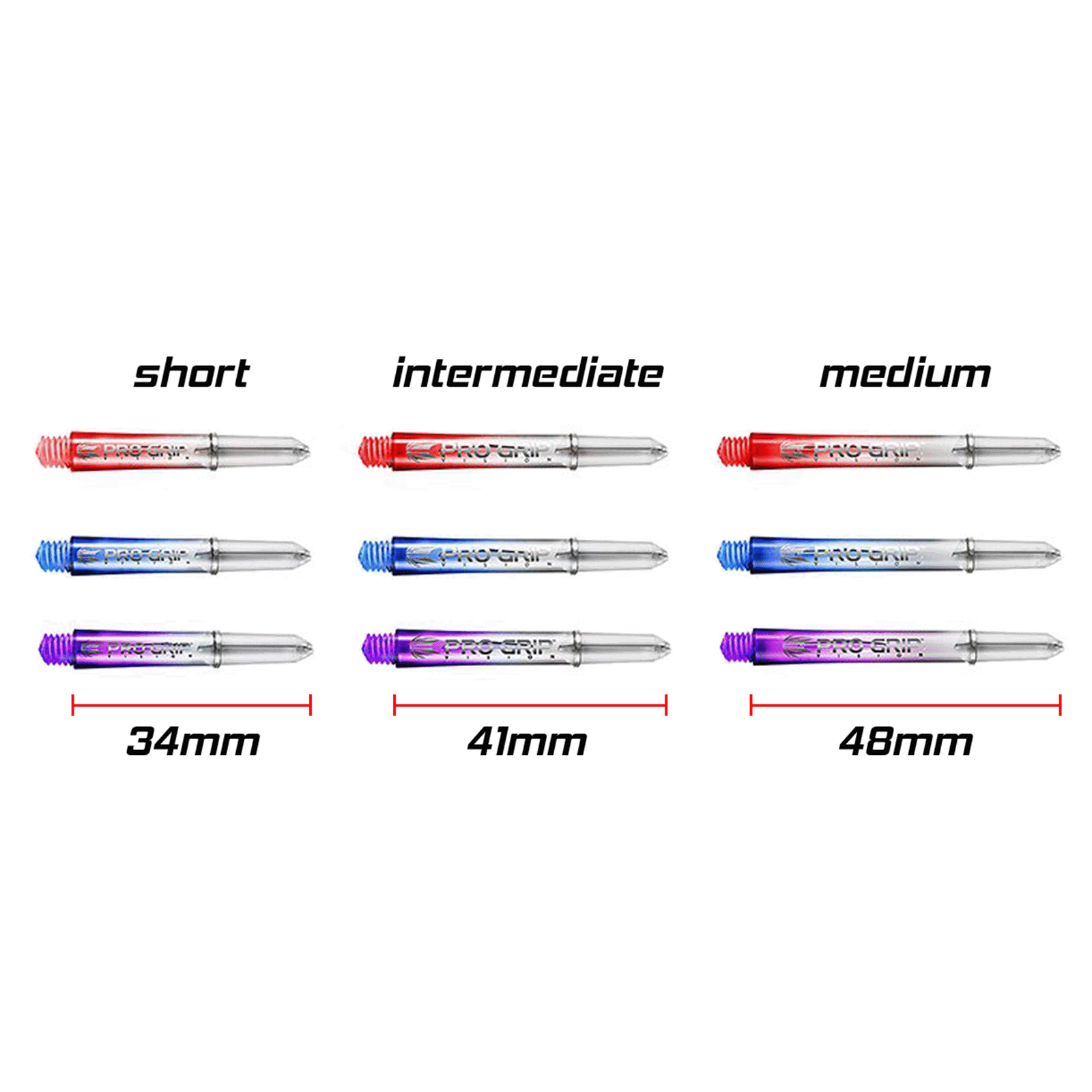 Target Pro Grip Vision Shafts